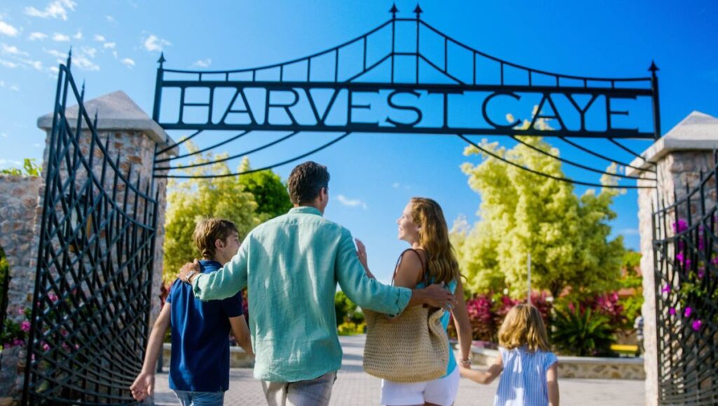Harvest Caye Belize NCL - front gate