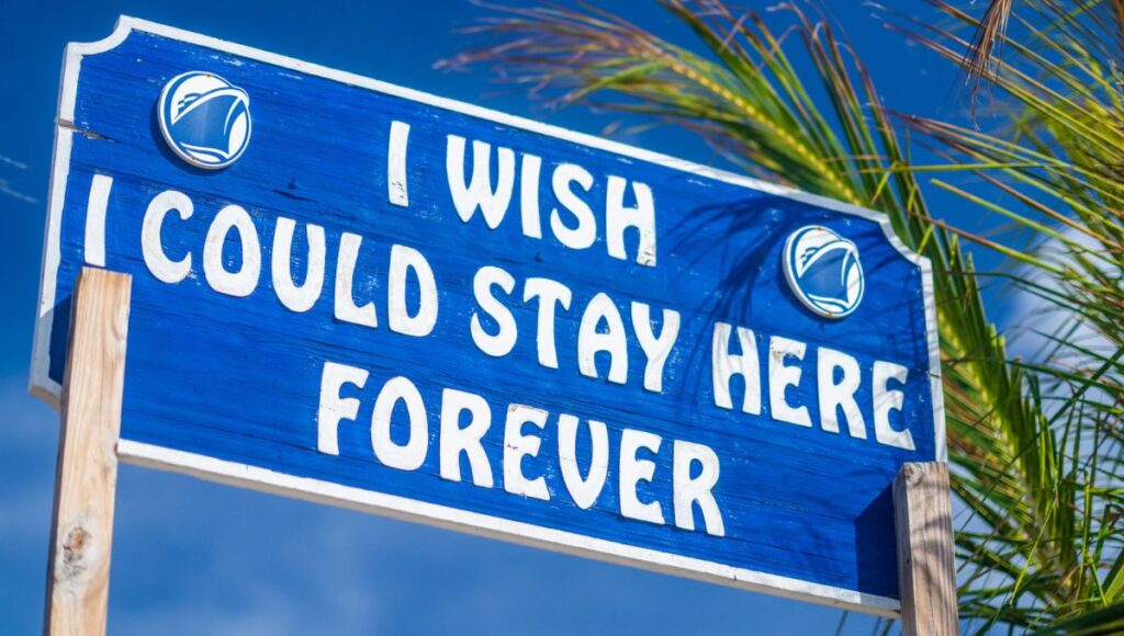 RelaxAway, Half Moon Cay - sign