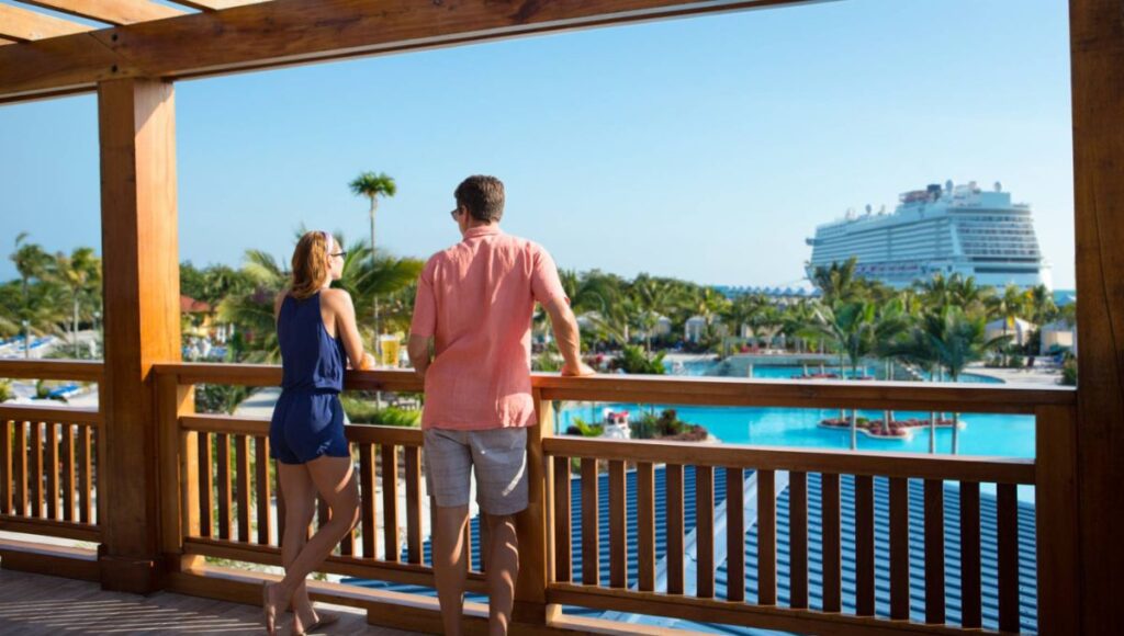 Harvest Caye Belize NCL - Ship View