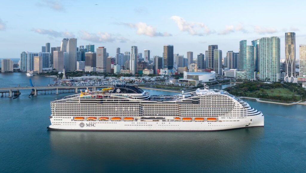 MSC World America sailing from Miami