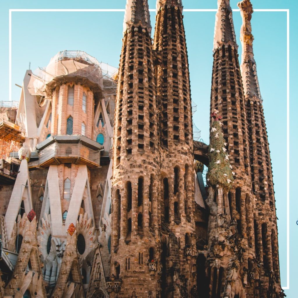 La Sagrada Familla cathedral in Barcelona