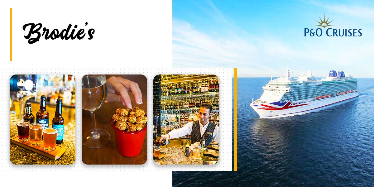 Brodie's Pub onboard P&O Britannia
