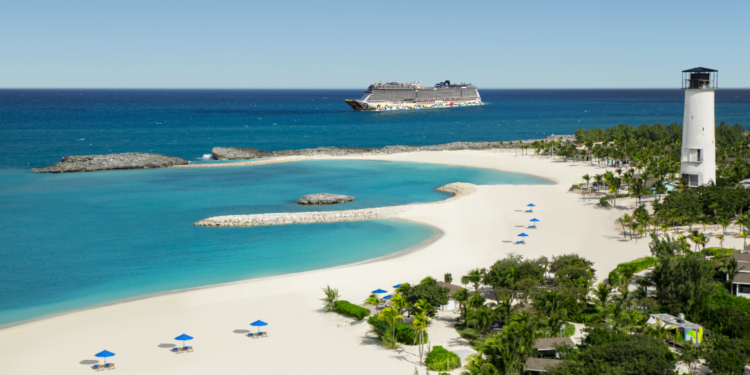Great Stirrup Cay private island in the Bahamas