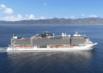 MSC Seaside at sea