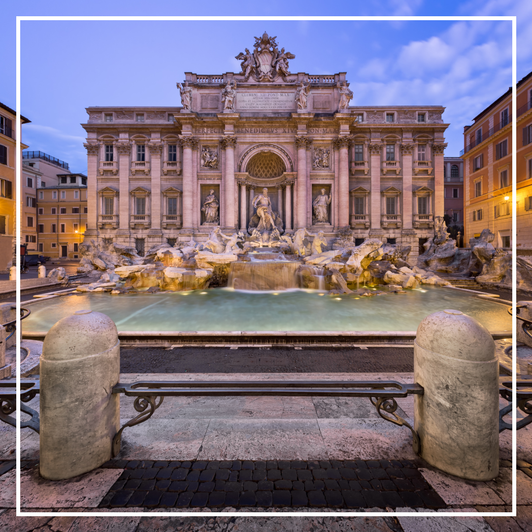 Rome cruise port guide Trevi Fountain
