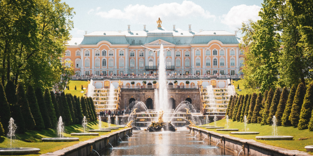 Peterhof Palace in Saint Petersburg, Russia