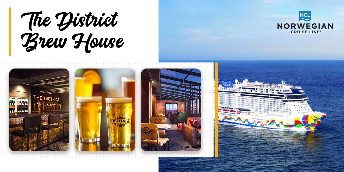 The District Brew House onboard Norwegian Encore