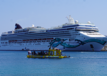 Norwegian Jade docked in Rhodes