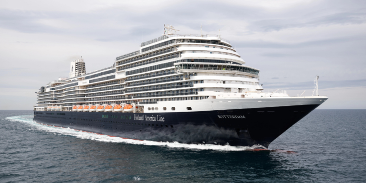 Holland America Line ms Rotterdam sea trials