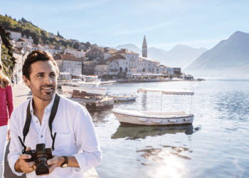 Couple exploring the Mediterranean on a Princess Cruise