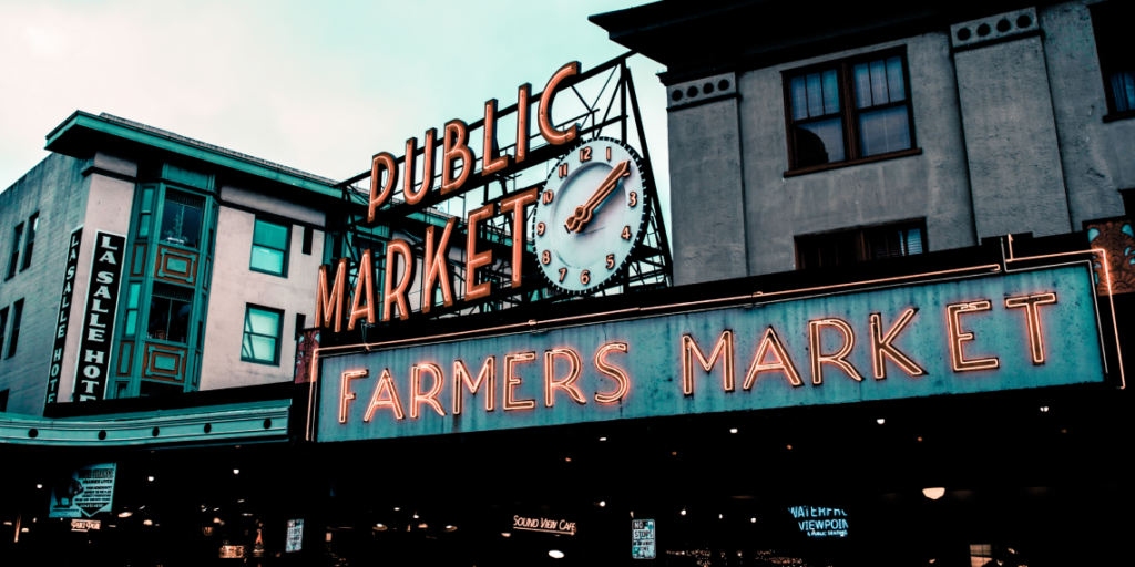 Pike Place market in Seattle