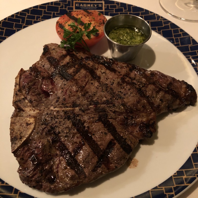 Porterhouse steak at Cagney's