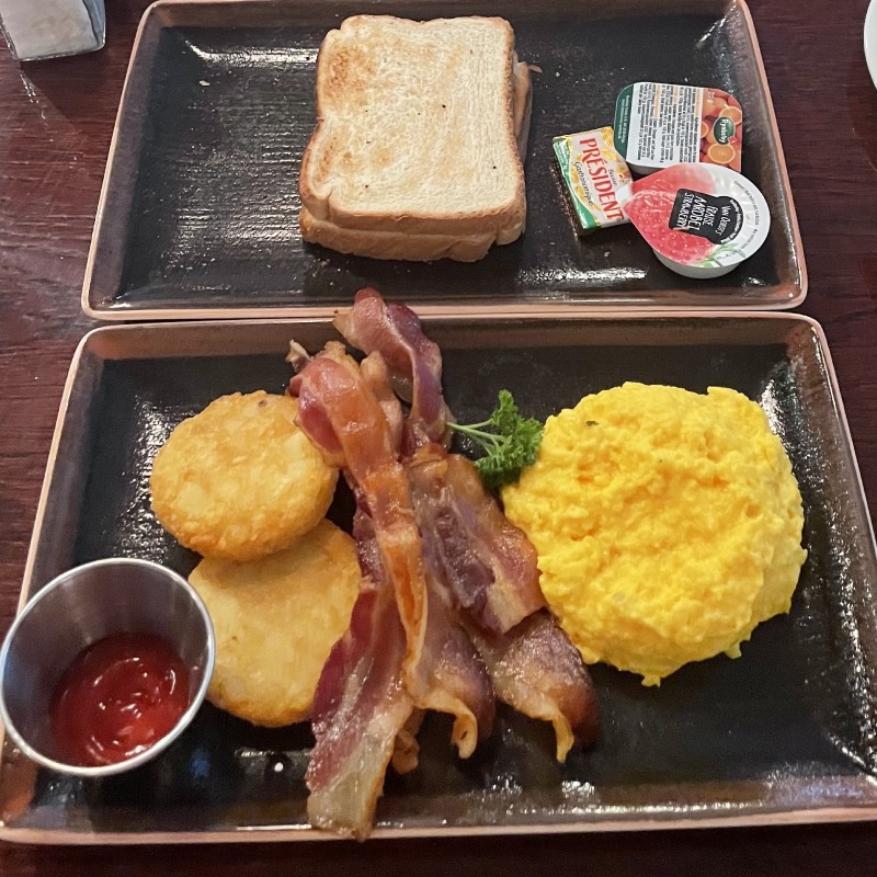Breakfast onboard the Norwegian Getaway
