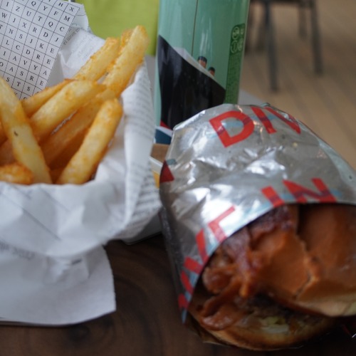 Dive in burger on Holland America's Rotterdam