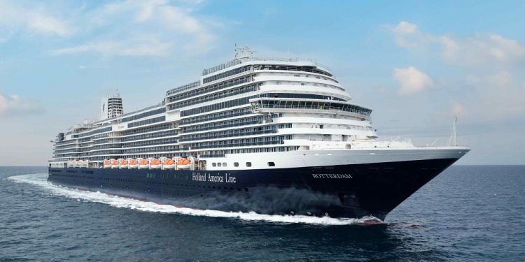Holland America Rotterdam at sea