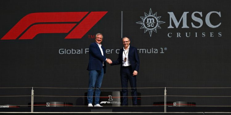 MSC Cruises announces partnership with Formula 1
