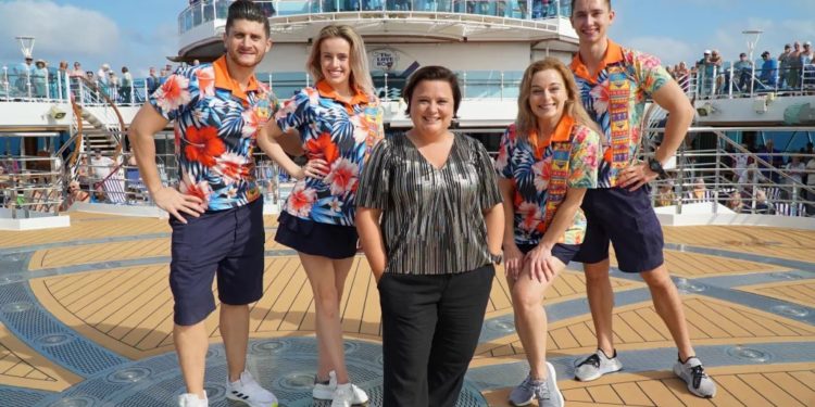 Susan Calman onboard Regal Princess
