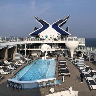 Pool deck on Celebrity Beyond