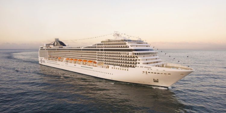 MSC Poesia at sea