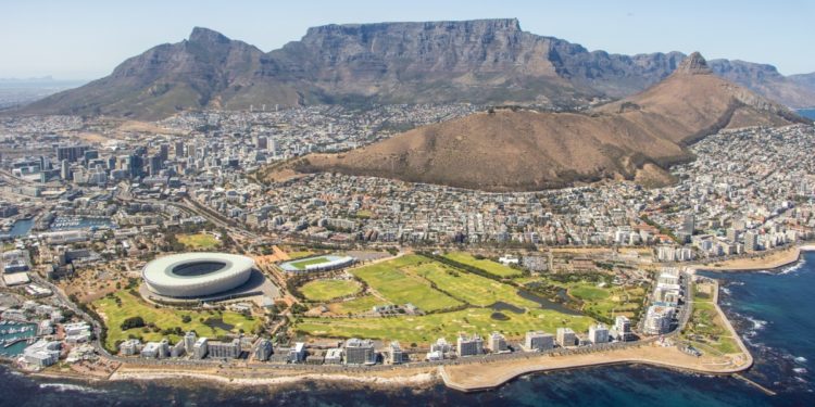 Cape Town aerial photo