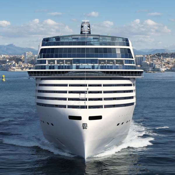 MSC World Europa cruising