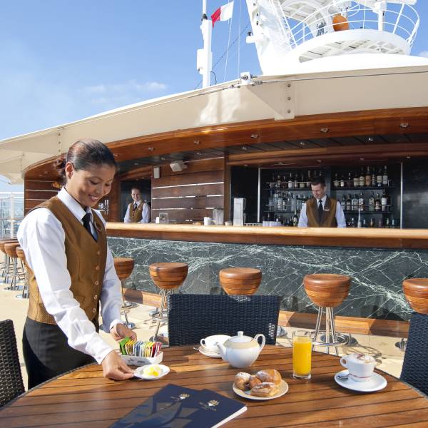 MSC Top Deck Breakfast Service