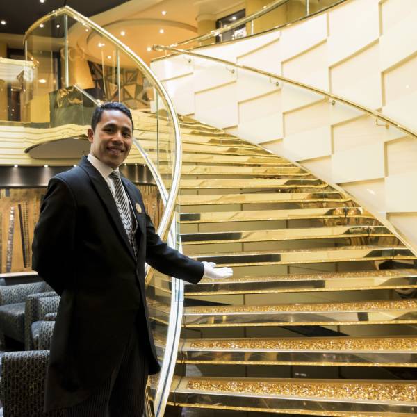 MSC Staircase and butler