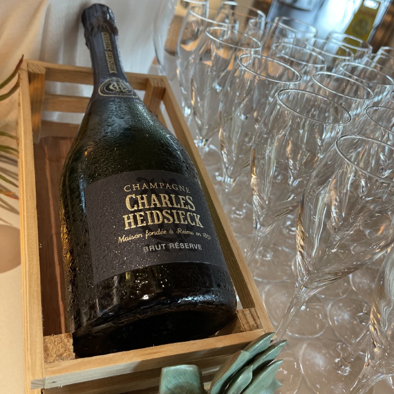 Charles Heidsieck champagne onboard Ponant's Le Champlain