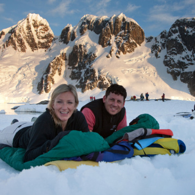 Camping in Antarctica