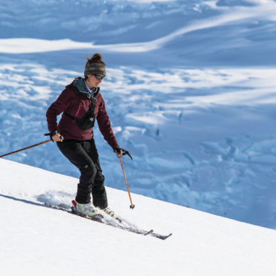 Skiing in Antarctica