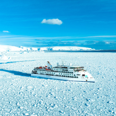 Greg Mortimer in Antarctica