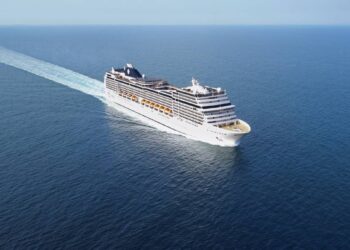 MSC Magnifica cruise ship at sea