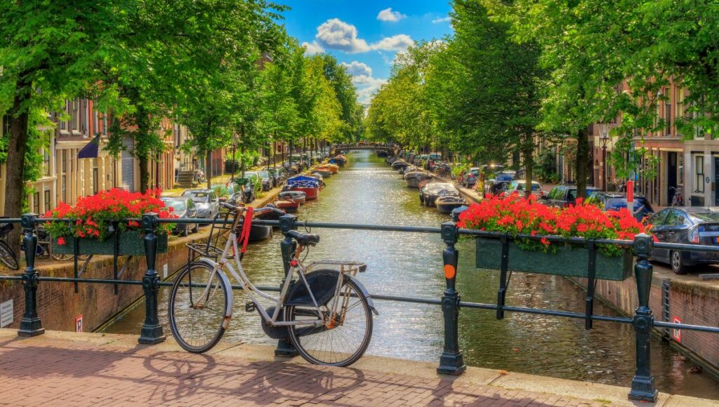 The canals of Amsterdam