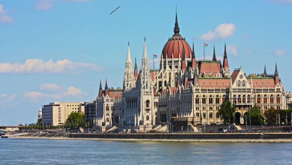 Hungarian Parliament Building in Budapest, Hungary

