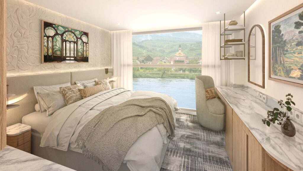 Infinite Balcony Cabin on Celebrity River Cruises