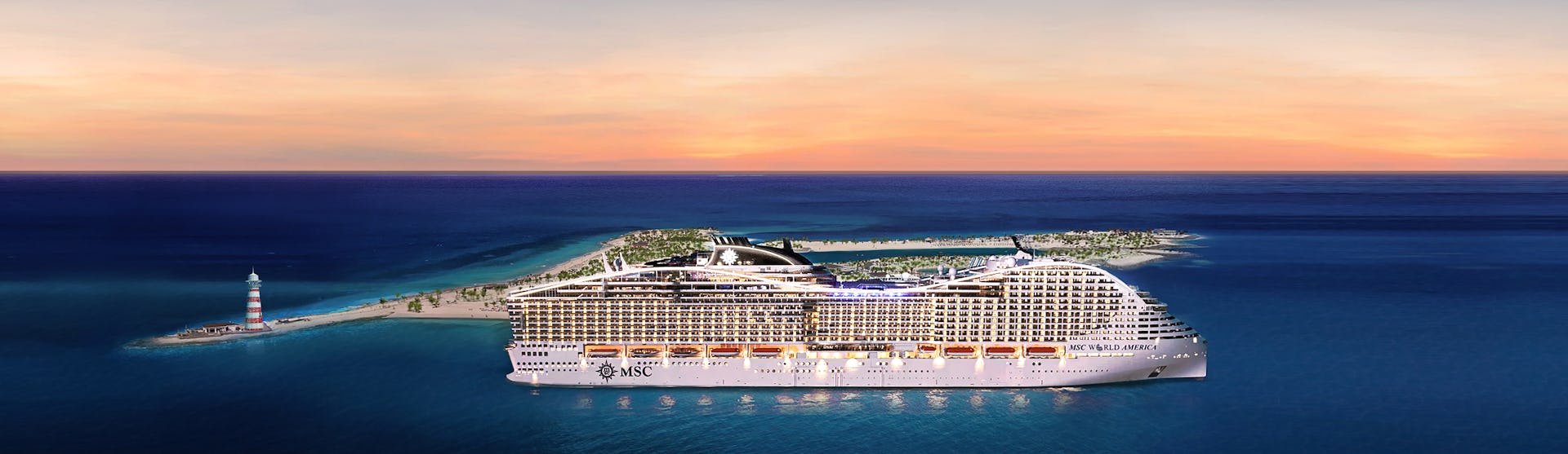 MSC World America Cruise Ship 2025 / 2026