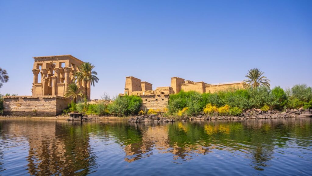 Sunrise at the Temple of Philae Nile