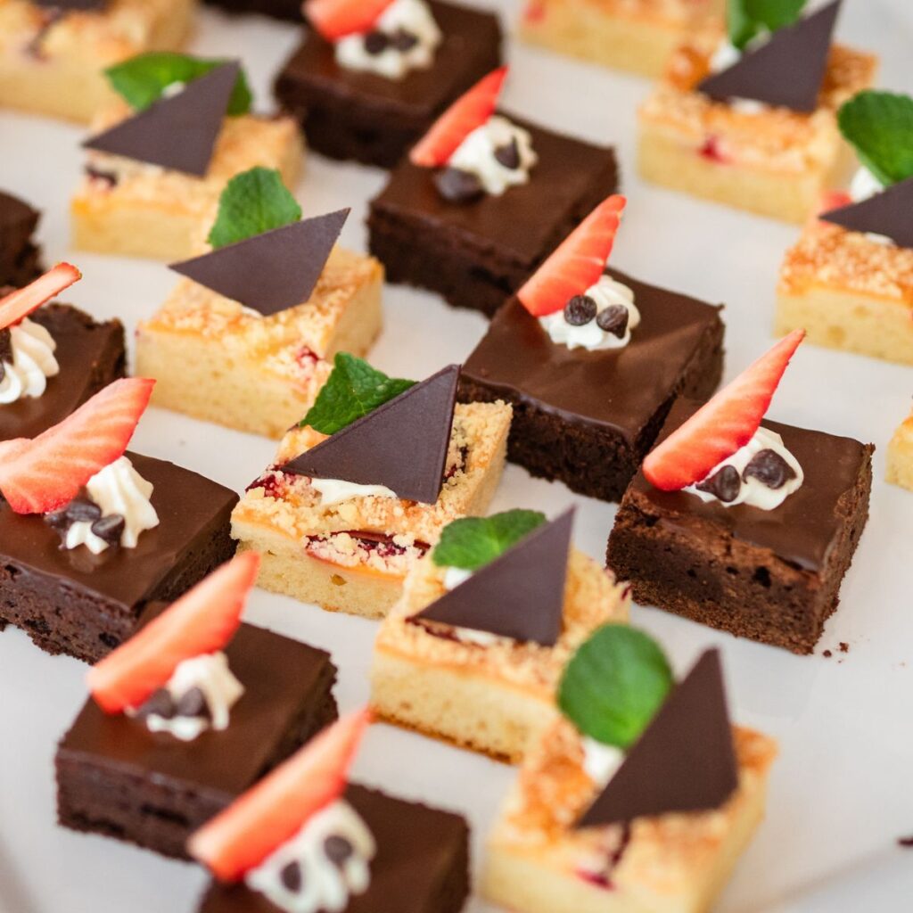 Dessert Platter onboard AmaMagna