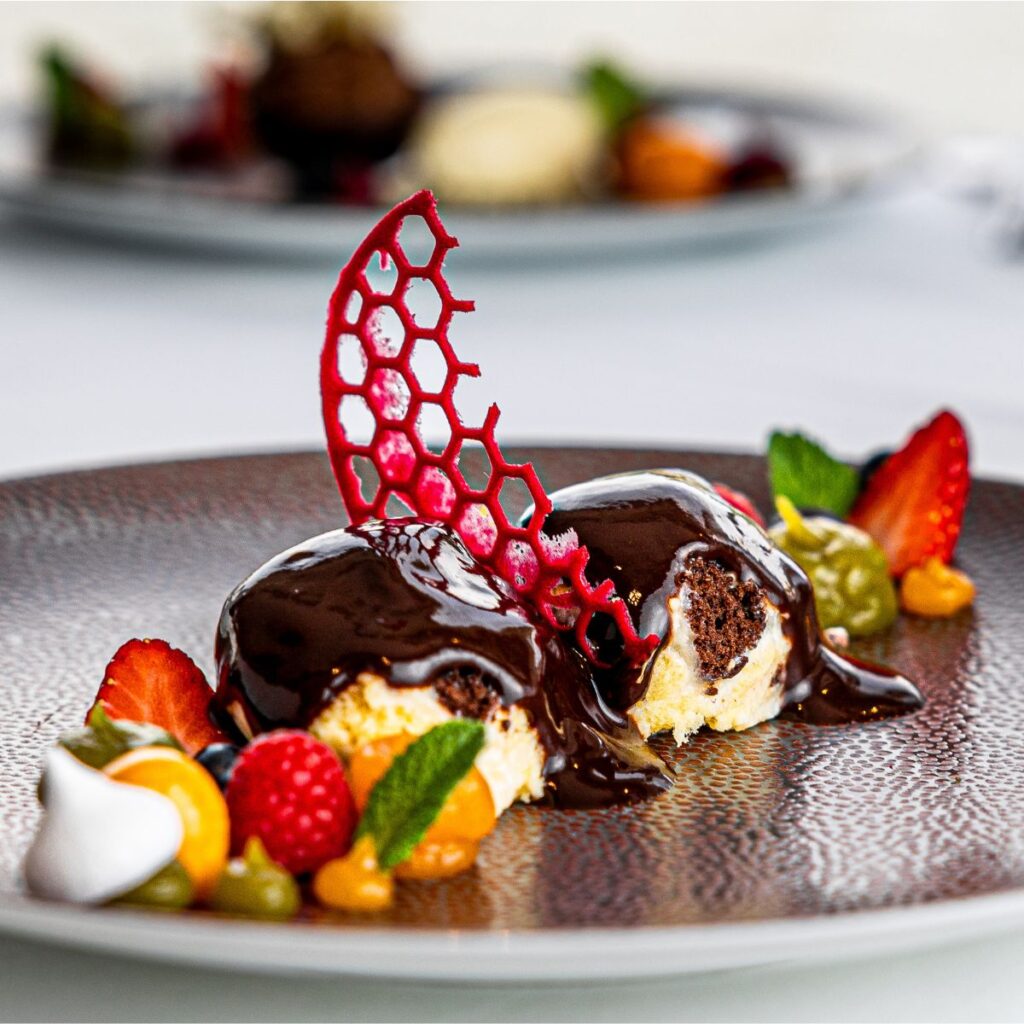 Dessert onboard AmaMagna