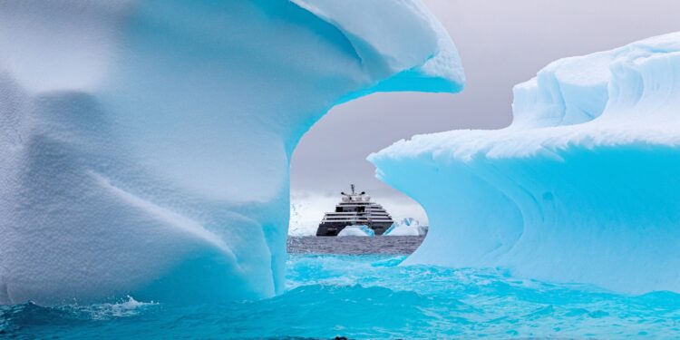 Scenic Eclipse in Antarctica