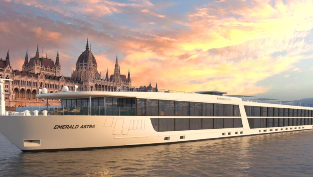 Aerial shot of Emerald Astra