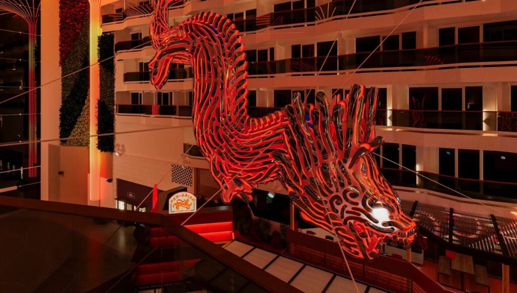 Outdoor Promenade on MSC World Asia