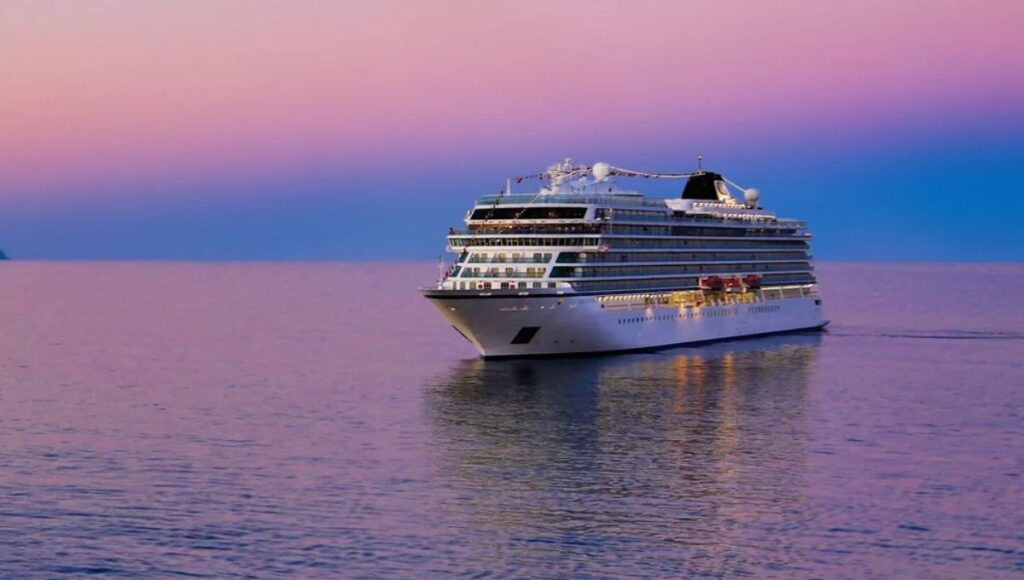 Aerial shot of Viking Libra