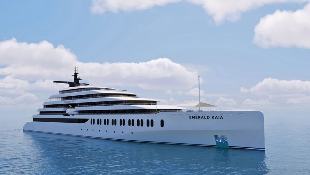 Aerial shot of Emerald Kaia