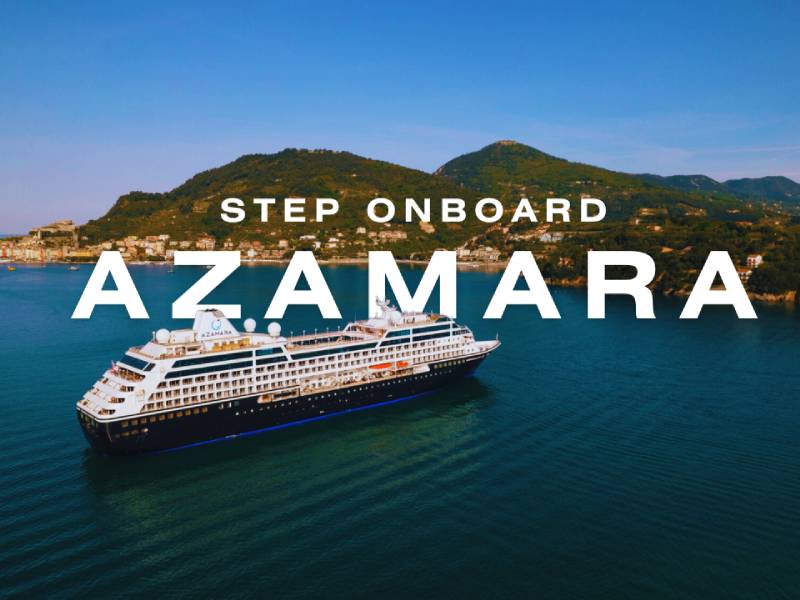Azamara Journey sailing in the Caribbean