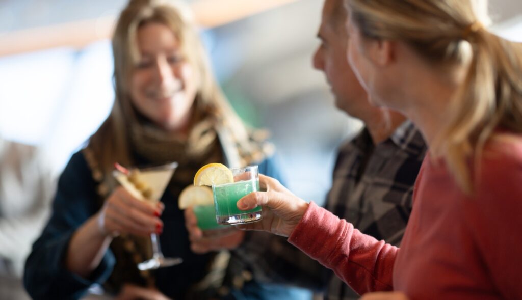 Restaurant dining onboard expedition ship