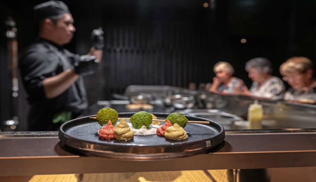 Christmas dining aboard Scenic Eclipse Antarctica cruise