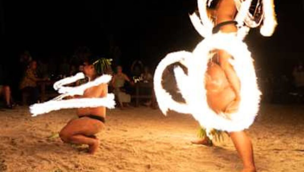Tahitian dance performance during Windstar Destination Discovery event