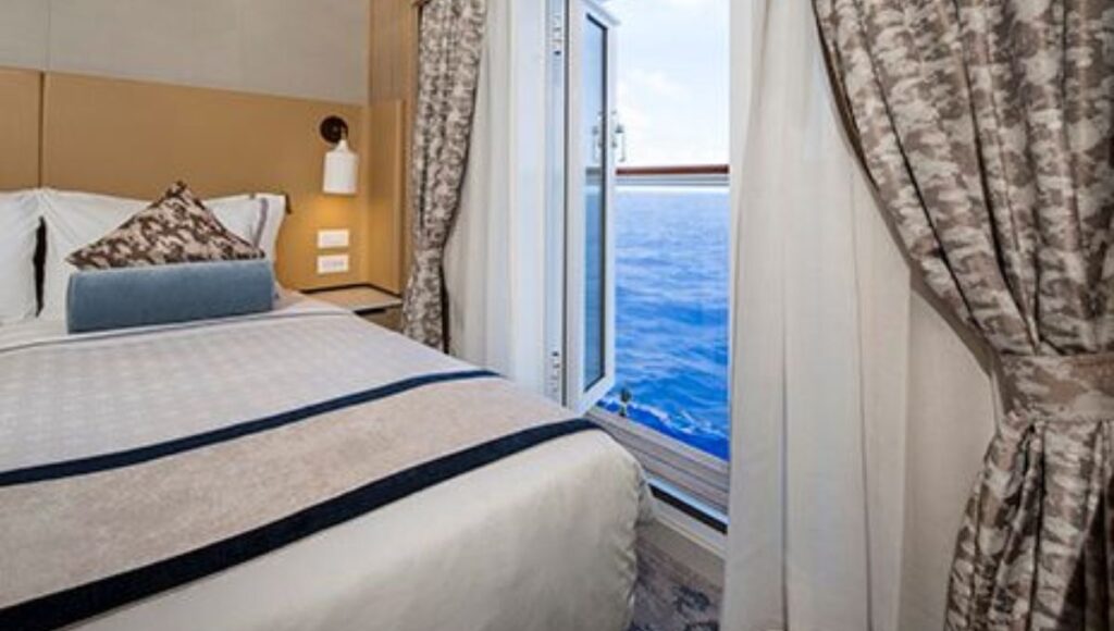 View from a star balcony suite on star breeze