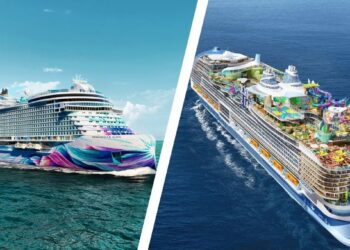 Norwegian Aura vs Legend of the Seas cruise ship comparison banner